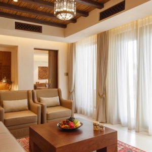 Abu Dubai Honeymoon Packages Jumeirah Al Wathba Living Room 